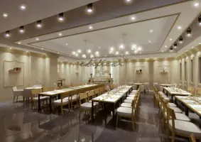 골드 포인트 럭셔리 연회장 레스토랑 인테리어